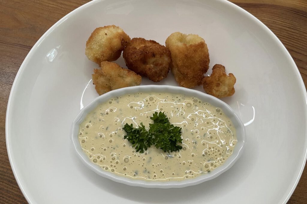 Gebackener Blumenkohl mit Remoulade