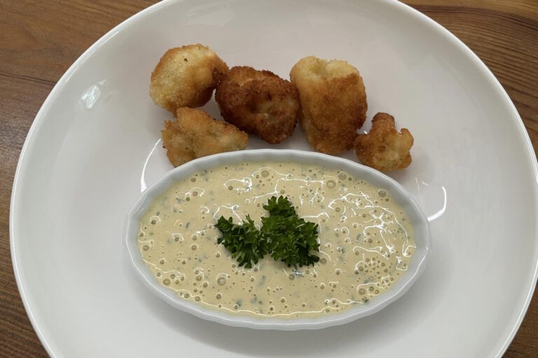 Gebackener Blumenkohl mit Remoulade