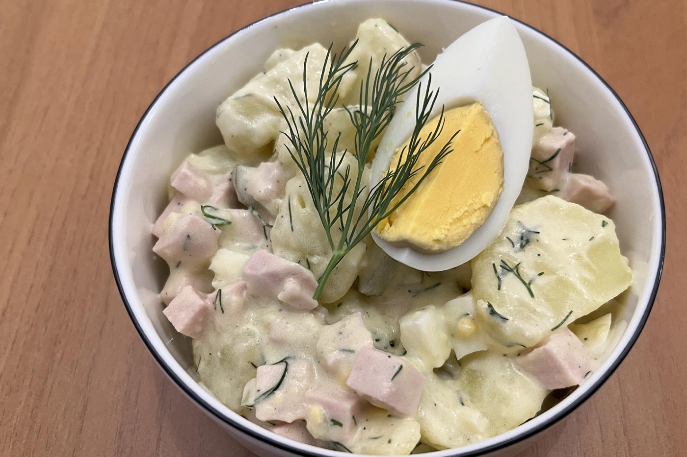 Sächsischer Kartoffelsalat mit Mayonnaise