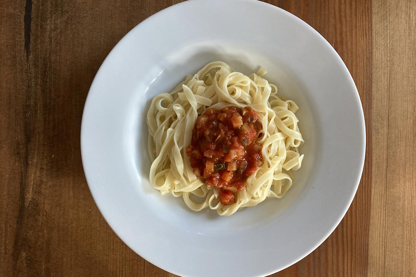 Spaghetti mit Gemüsebolognese